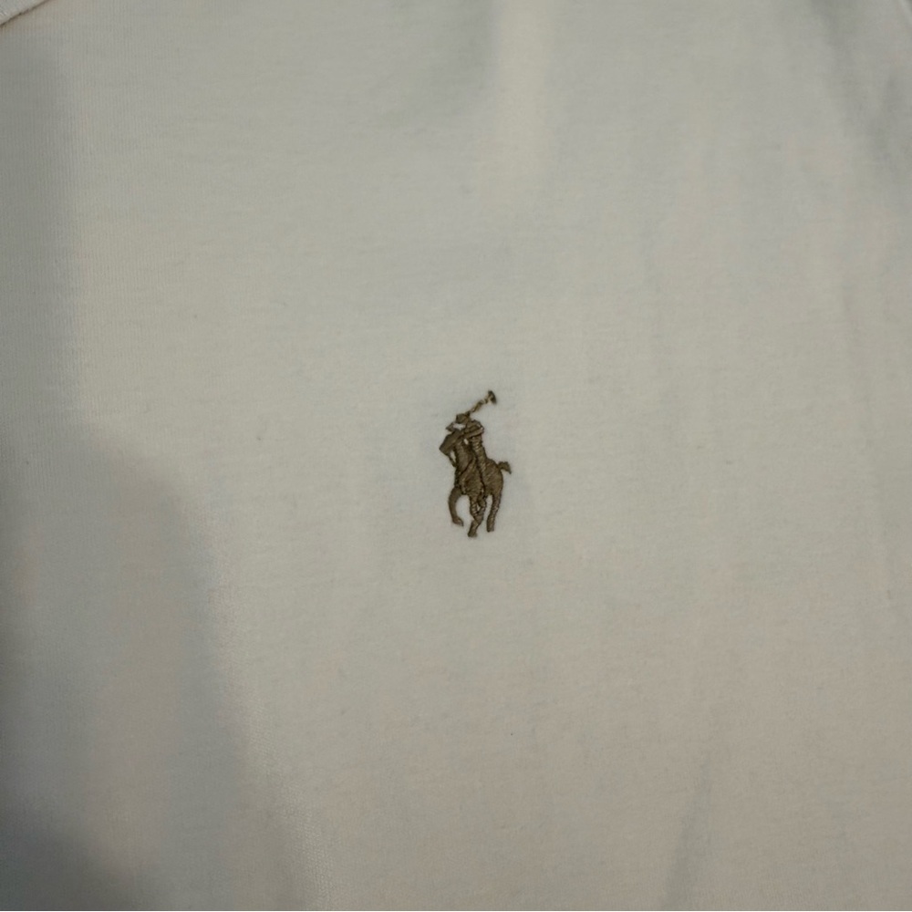 Men's Polo Ralph Lauren Ivory Cream Polo Shirt size XXL 100% cotton - Picture 2 of 5